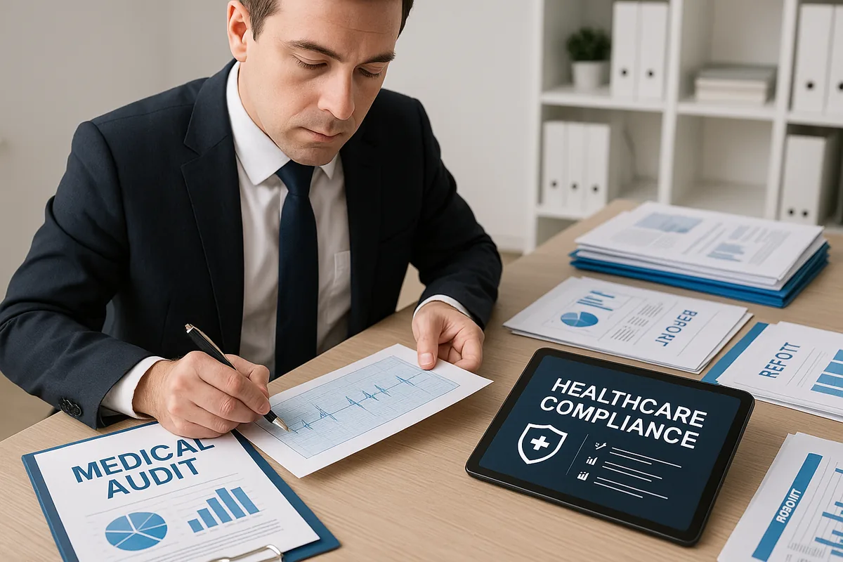 Healthcare compliance and revenue cycle audit documents